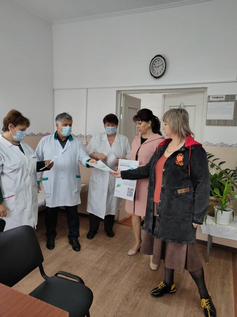Встреча с работниками ГБУЗ «Новоселицкая РБ» в Журавской врачебной амбулатории