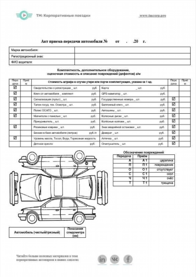 Акт приёма-передачи автомобиля: правила оформления и защиты интересов
