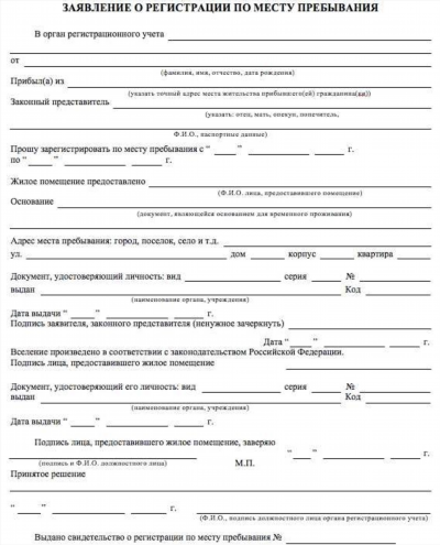 Временная регистрация в Санкт-Петербурге для граждан РФ